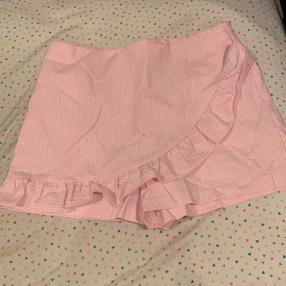 Lilly Pulitzer Seersucker Skort Size 12